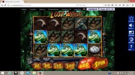Screen shot on new LOST WORLD Slot at Winaday..jpg Screen shot on new LOST WORLD Slot at Winaday..jpg